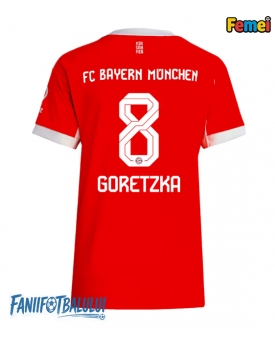 Bayern Munich Leon Goretzka #8 Tricou Fotbal Replică 2025-26 Femei Acasa
